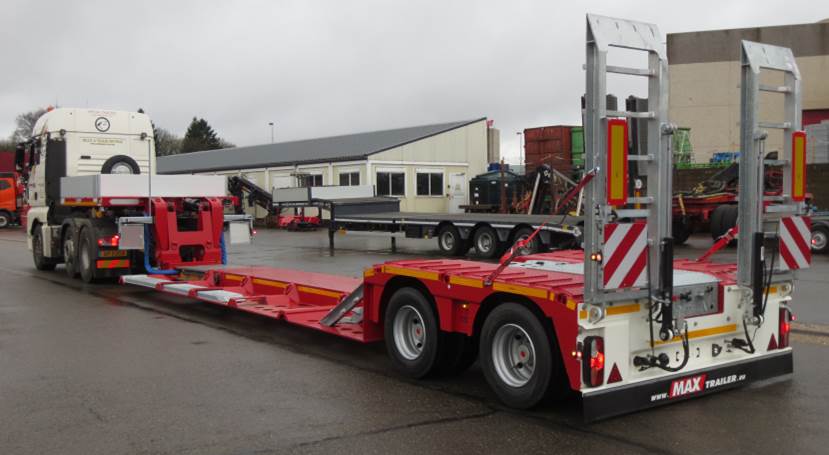Naczepa niskopodwoziowa typu Tiefbett MAX Trailer typ MAX510-Z-2A-6.00-RM(Forst)-U
