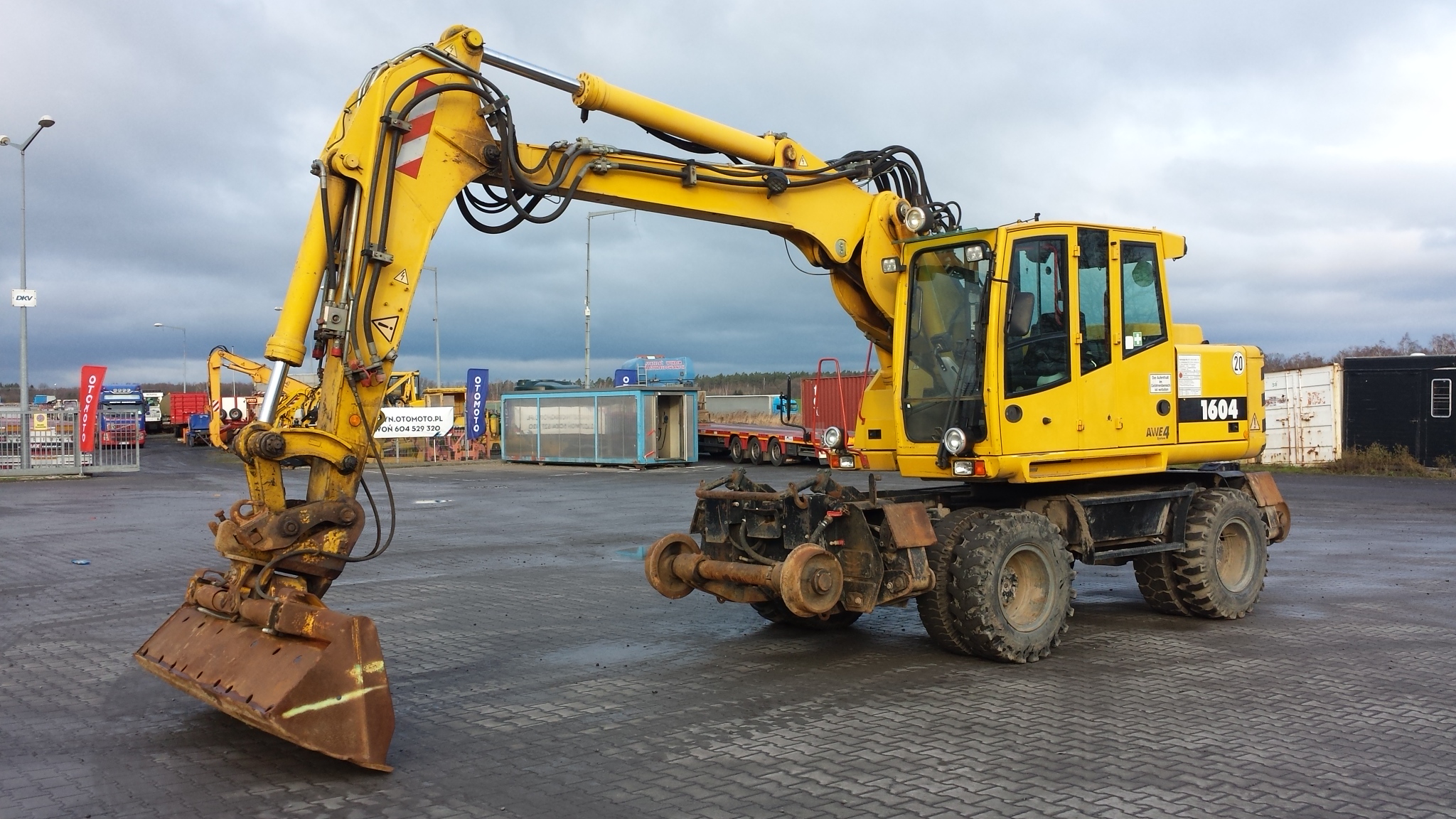 Koparka dwudrogowa ATLAS – TEREX 1604 ZW