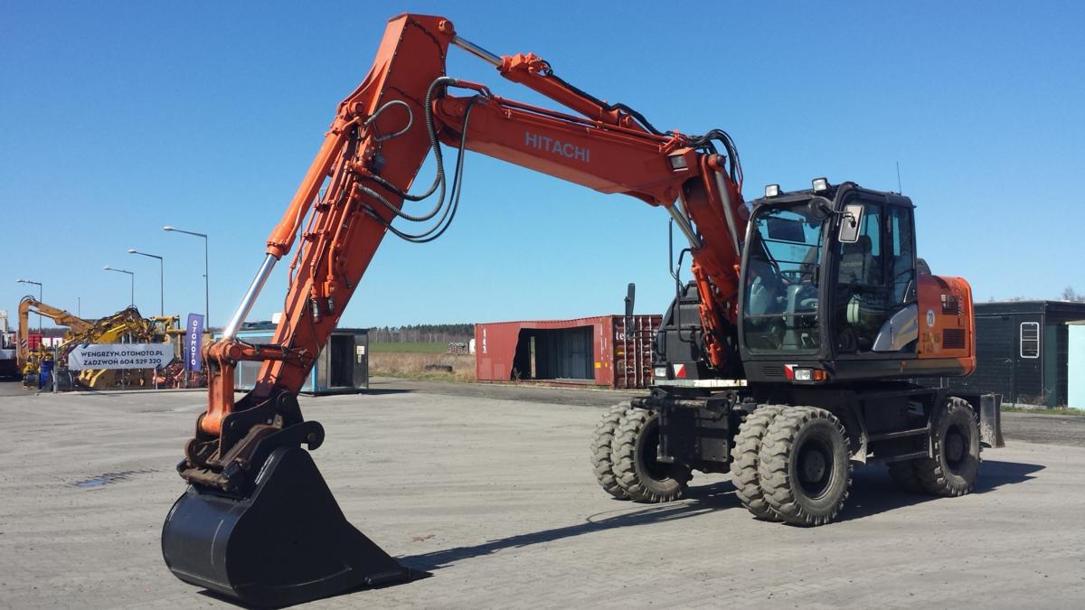 Koparka kołowa HITACHI ZX 140 W-5 B