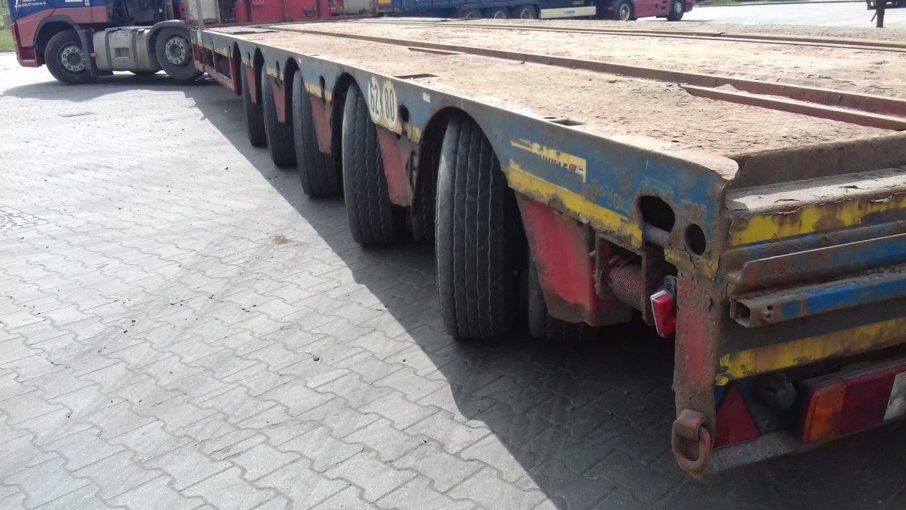 Naczepa niskopodwoziowa do transportu pojazdów kolejowych Faymonville STZ-5WAA
